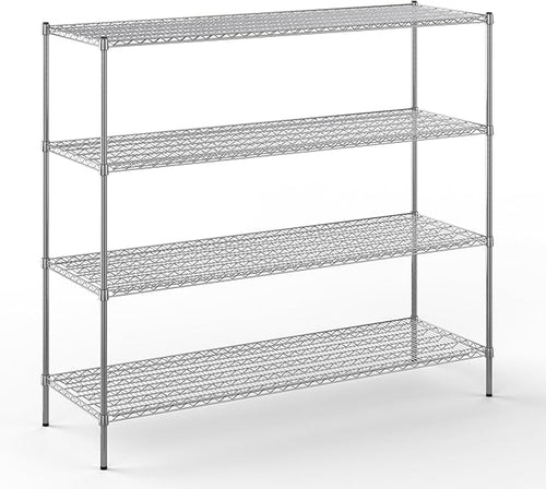 24" Deep x 72" Wide x 64" Height Wire Shelving Kit | 4-Tier | NSF Commercial by Regal+Altair
