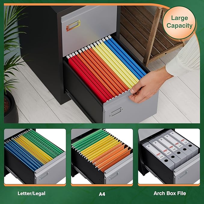 Letaya 4 Drawer File Cabinet - Image 6