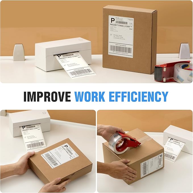 4x6 Thermal Labels Fanfold 500-Pack Crisp Prints Thermal Shipping Labels 4x6 - Image 7