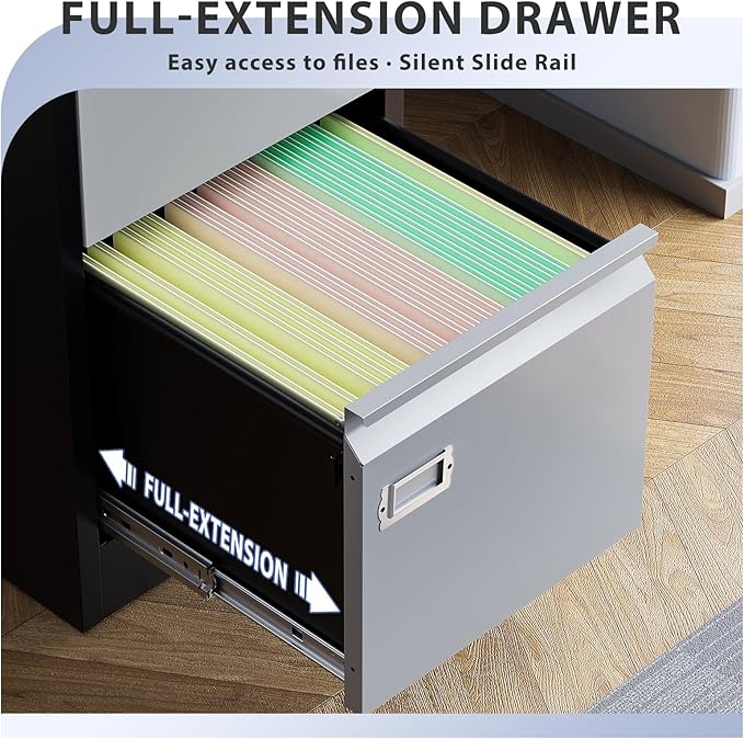 4 Drawer File Cabinet, Filing Cabinets - Image 5