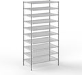 24" Deep x 42" Wide x 86" Height Wire Shelving Kit | 10-Tier | NSF Commercial by Regal+Altair