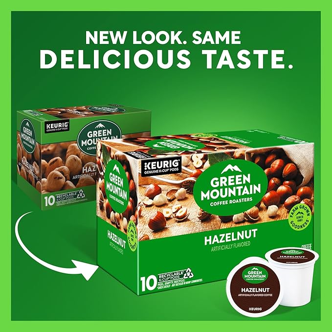 Green Mountain Coffee Roasters Hazelnut, Keurig Single Serve K-Cup Pods - Image 2