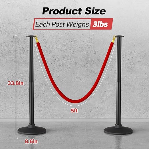 BATTIFE Plastic Stanchion Posts - Image 2