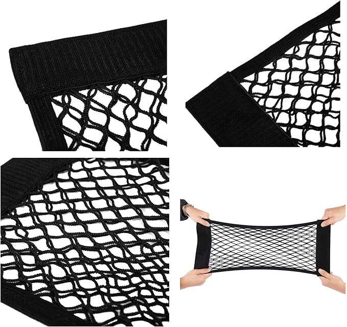 Universal Mesh Cargo Net Storage Net Wall Sticker Organizer Pouch Bag Storage - Image 4