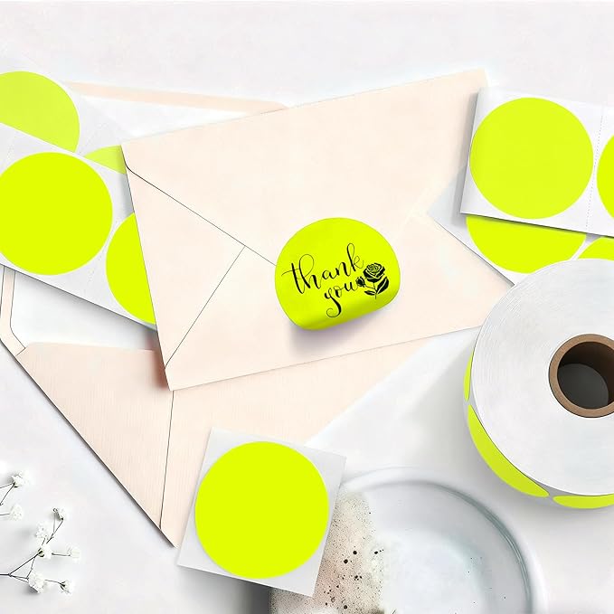 2 inch Dot Stickers Labels Circle Garage Sale Sticker 750Pcs Round Thermal - Image 7