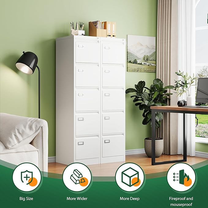 Letaya 4 Drawer File Cabinet - Image 8