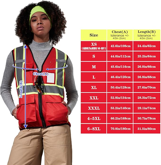 AYKRM Custom Logo Personalised Printed High Visibility Reflective 2 two tone - Image 2