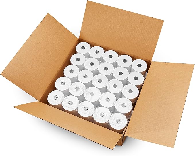 2-1/4" x230' Thermal Paper Rolls by WRBSUPPLY