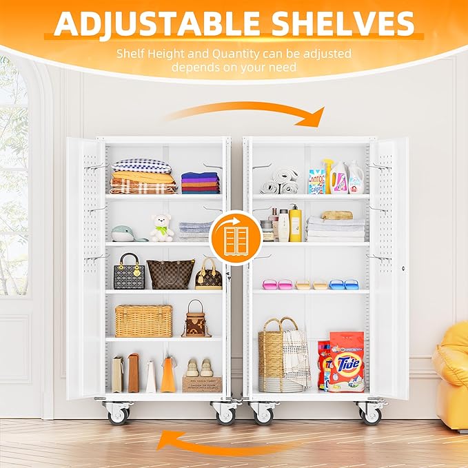INTERGREAT Rolling Metal Cabinet - Image 4