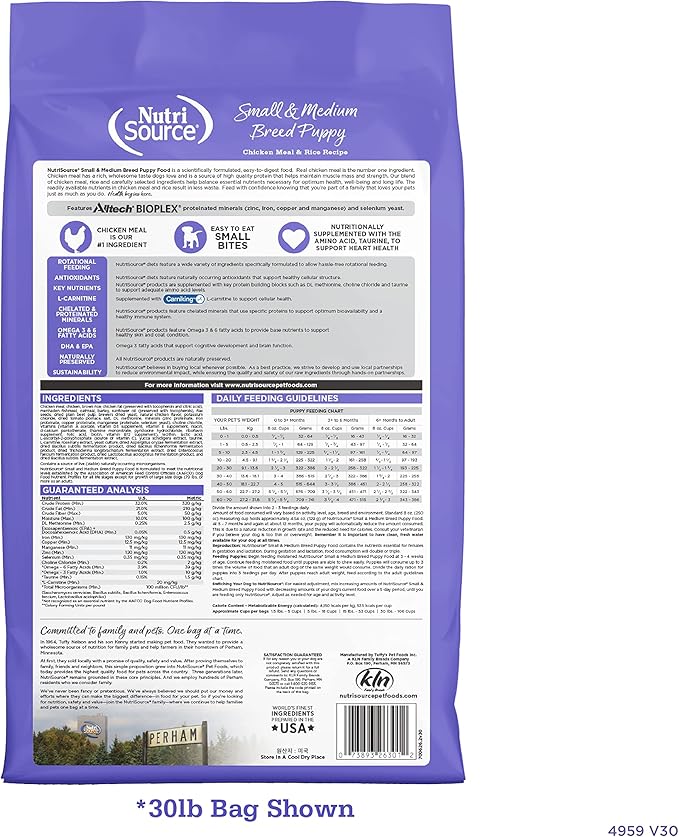 NutriSource Puppy Food, Made - Image 2