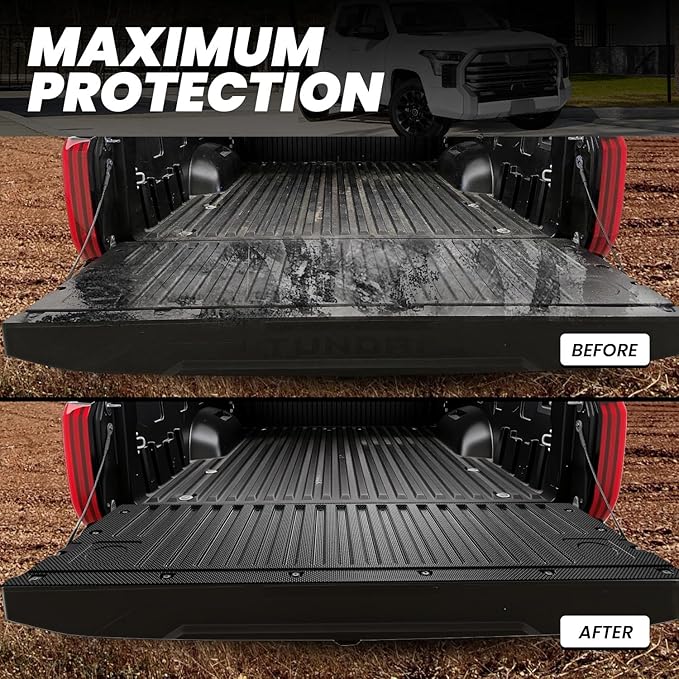 LASFIT Bed Mat & Tailgate Mat for Toyota Tundra 2022-2026 6.5FT/6.5' Truck Bed - Image 6