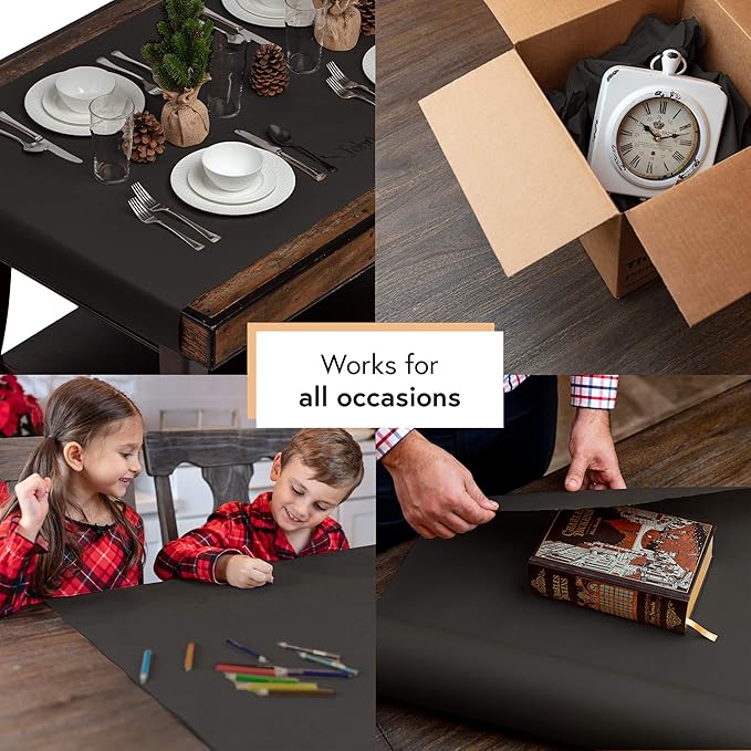 DIY CREW Black Kraft Paper Roll - Image 3