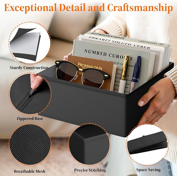 Drawer Organizer Clothes, 24 Pack Drawer Organizers and Underwear Organizer - Image 5