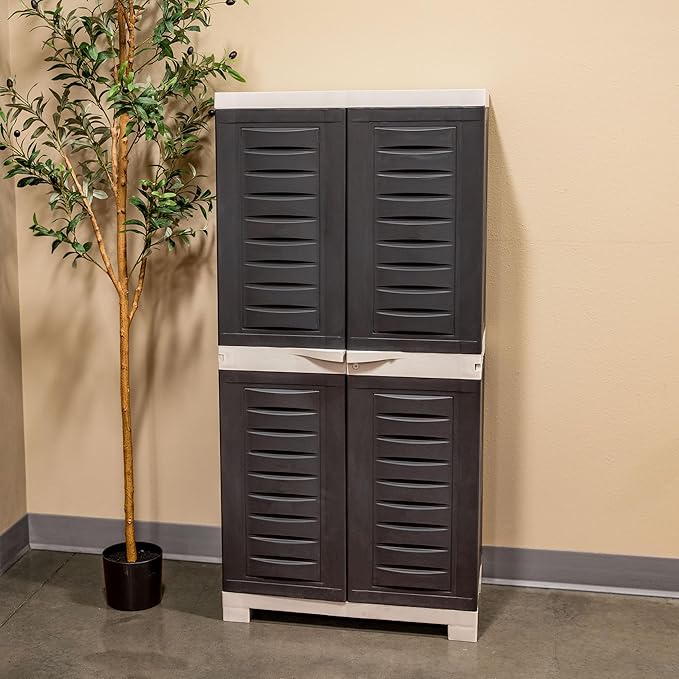 Sunnydaze Lockable Storage Cabinet - Image 8