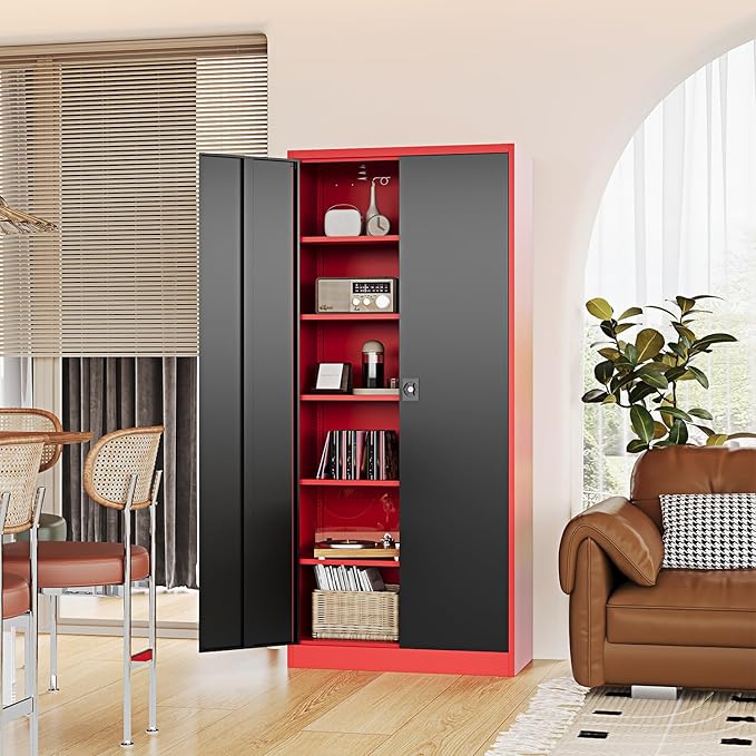 Metal Storage Cabinet-72” Tall Steel File Cabinets - Image 7