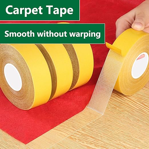 CHENYA Double Sided Tape Heavy Duty, 0.39" X 66 Ft, Strong Carpet Tape - Image 6