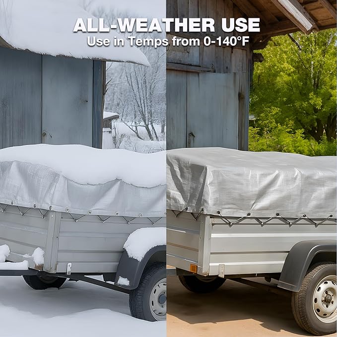 Tarp 20x20 Feet 14 Mil Heavy Duty Waterproof Tarp, Large Multipurpose Cover - Image 6