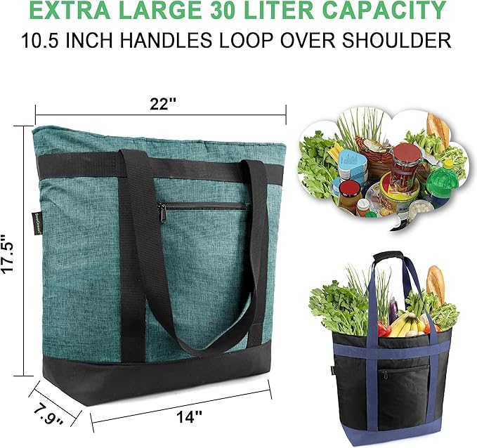 BeeGreen Cooler Bag Soft Leakproof Insulated Tote - Image 5