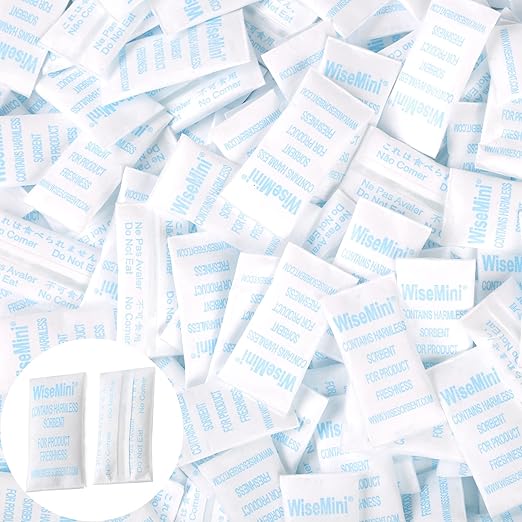0.5 Gram 11000 Pack Silica Gel Packs, Dessicant Packets, Moisture Absorbers by Wisesorb