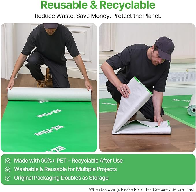 39" x 200' Heavy-Duty Floor Protection | Construction Grade Carpet Protector | - Image 9