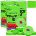 Perco Fluorescent Green Pricing Labels by Perco
