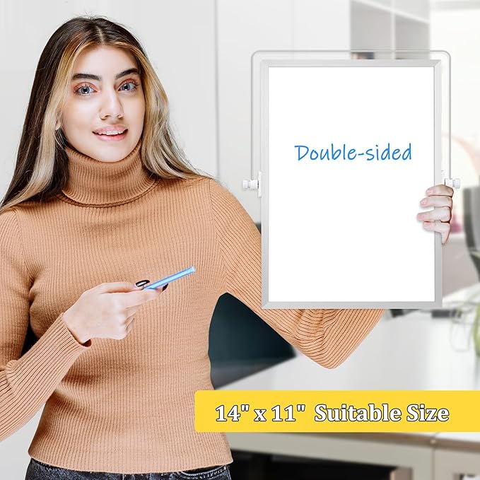 Dry Erase Magnetic White Board, Portable Small Whiteboard Set - Image 6