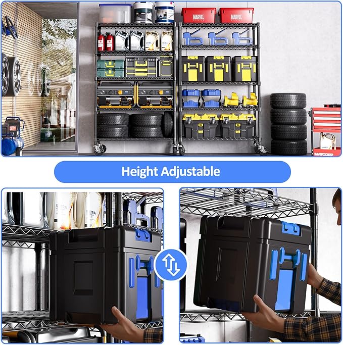 IZEUK 5-Tier Storage Shelving Unit - Image 5