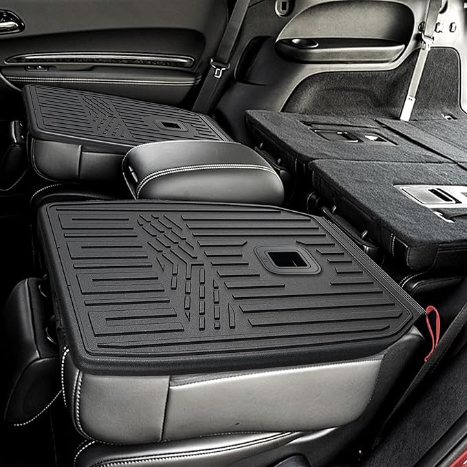 Kick Mats Backrest Mats for 2016-2025 2026 Dodge Durango 6 Seats Captain Chairs - Image 3