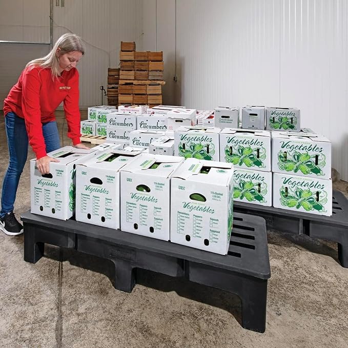 PolyMight Heavy-Duty Plastic Poly Dunnage Rack - Image 5