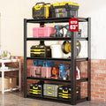 63" H Heavy Duty Garage Shelving, Metal Storage Shelves, Adjustable 5 Tier by Unknown