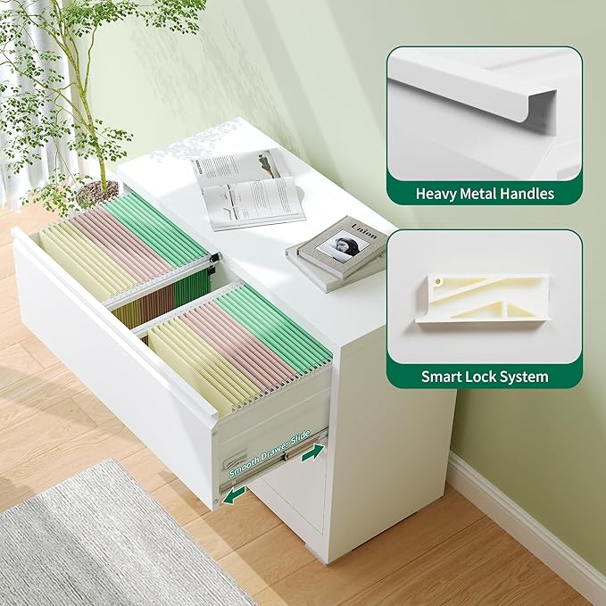2 Drawer Lateral File Cabinet - Image 4
