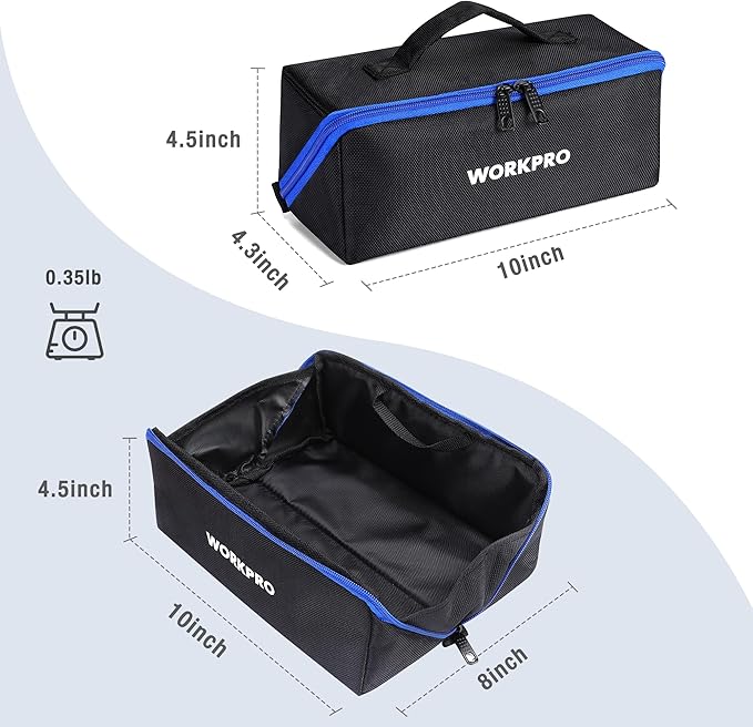 WORKPRO Tool Bag with Zipper - Image 2
