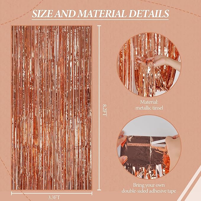 3 Pack Foil Fringe Backdrop - Image 3