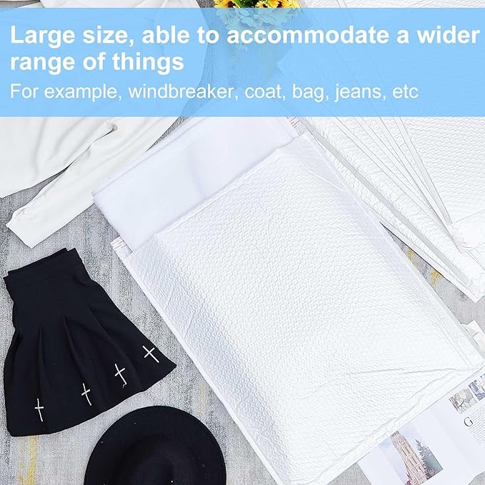 Ireer 40 Pack Extra Large Bubble Mailers 14 x 19" Poly Padded Envelopes - Image 6