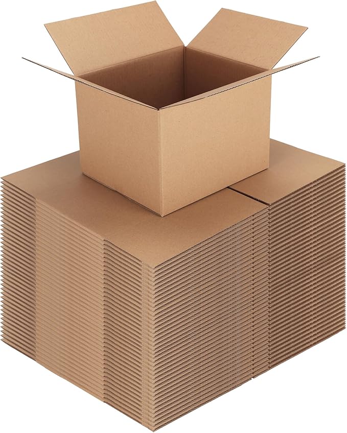 CRUGLA 40 Packs 7x6x5 Shipping Boxes by CRUGLA