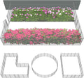 FXW Garden Fence Outdoor for The Yard – 50in x 62.6ft Heavy Duty Metal Animal by FXW