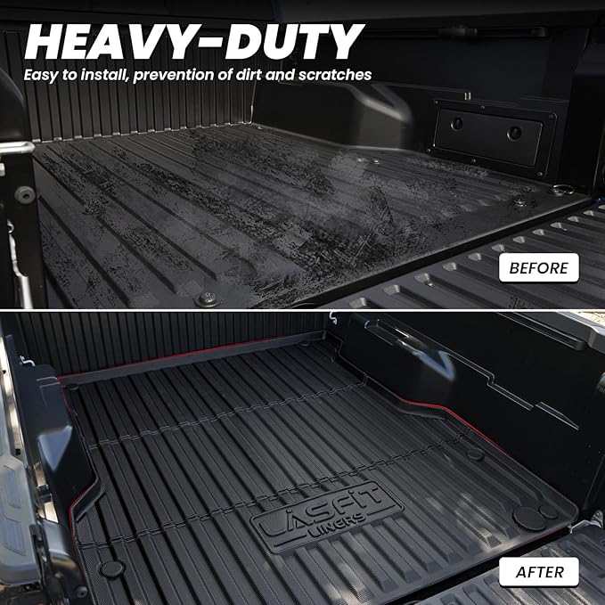LASFIT Bed Mat for Toyota 2024-2026 Tacoma Truck Bed, All Weather 6ft Car Bed - Image 4