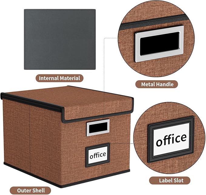 Huolewa Upgrade Portable File Organizer Box - Image 4