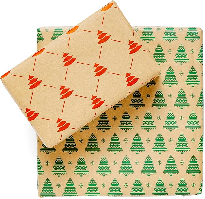 Purple Papers Eco Friendly Brown Gift Wraps - Image 4