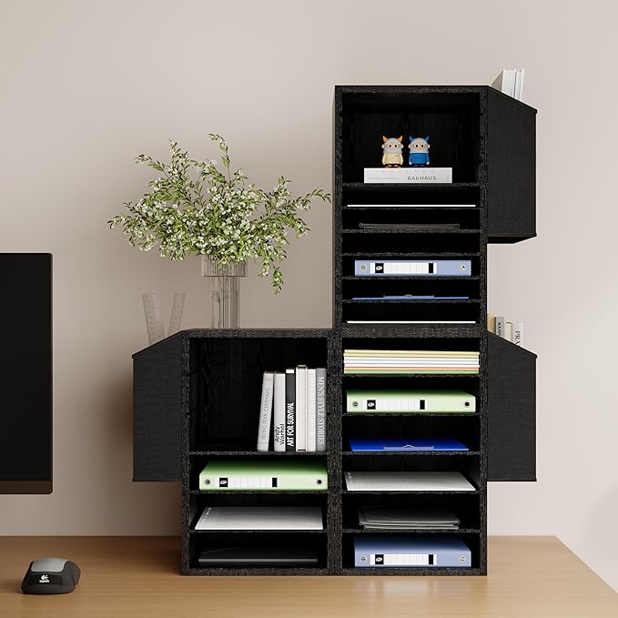 Literature Organization Paper Storage Slot, Office Desk File Organizer - Image 6