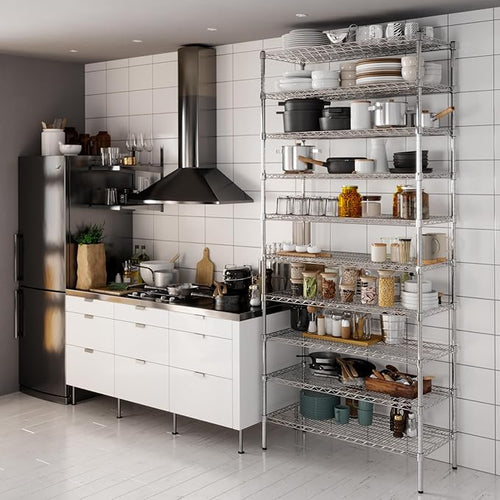 18" Deep x 42" Wide x 96" Height Wire Shelving Kit | 10-Tier | NSF Commercial - Image 2