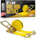 US Cargo Control Wire Hook Ratchet Strap 2 Inch x 30 Foot, 000 LBS Break by USCargoControl