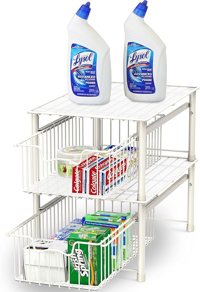 Simple Houseware Stackable Basket Drawer - Image 5