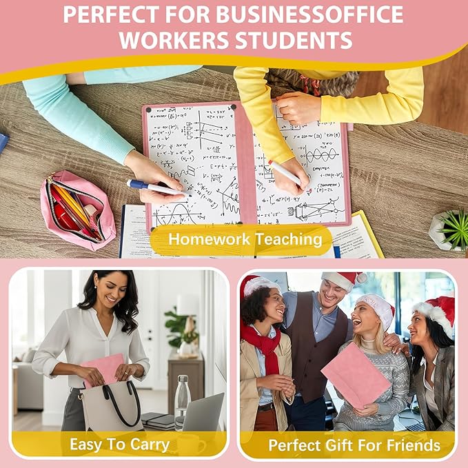 6 Sides Whiteboard Notebook Portable Whiteboard Dry Erase Notebook Portable Dry - Image 6