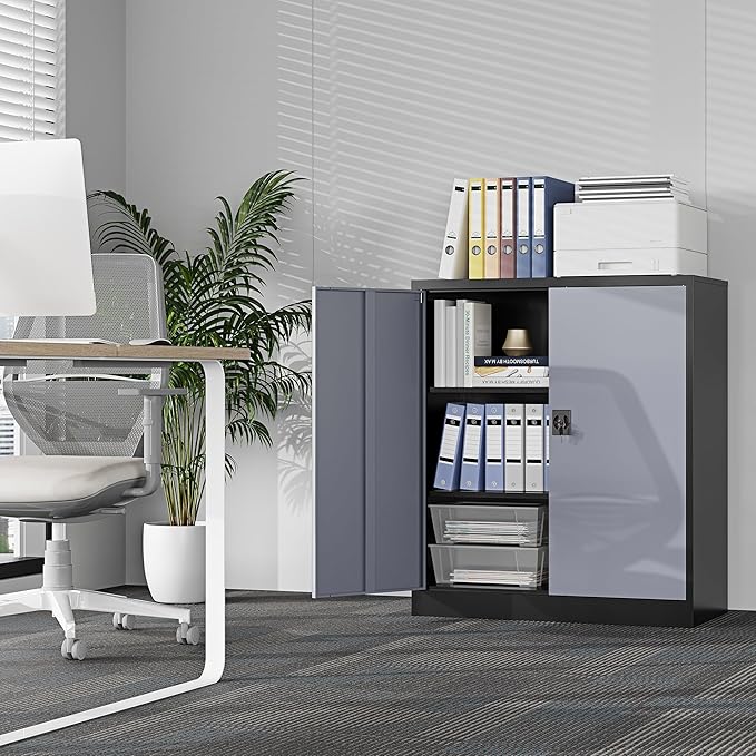 Metal Storage Cabinet, Locking File Cabinet - Image 8