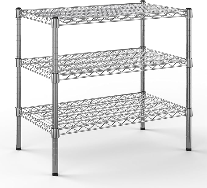 18" Deep x 30" Wide x 27" Height Wire Shelving Kit | 3-Tier | NSF Commercial by Regal+Altair