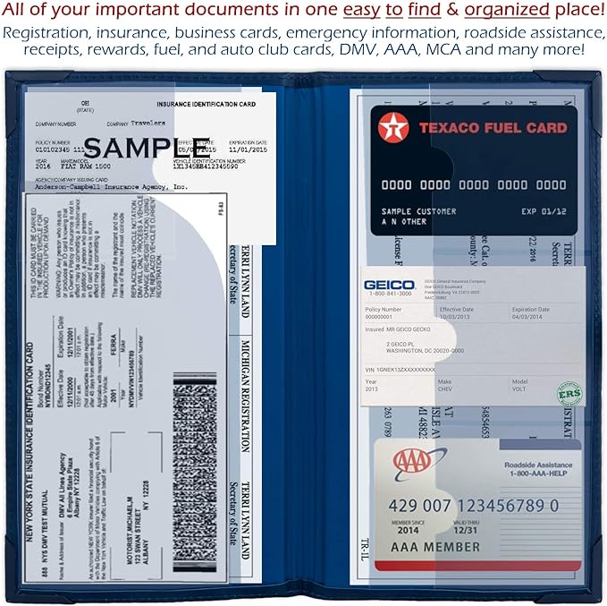 Auto Insurance and Registration Card Holder - Image 4