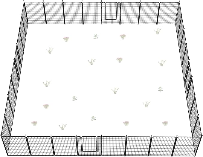FXW Garden Fence Outdoor for The Yard – 50in x 83.5ft Heavy Duty Metal Animal by FXW