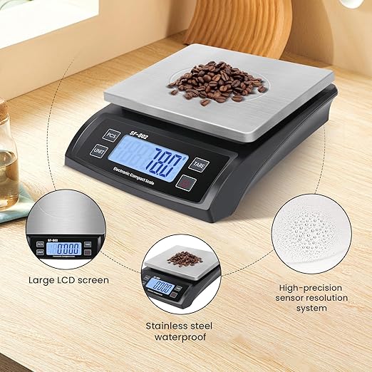 Digital Kitchen Scale 30kg/66lb Large Food Scale - Image 6