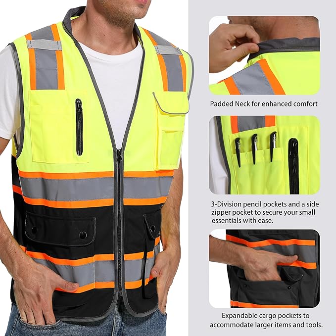 Reflective Safety Vest for Men and Women - Image 3